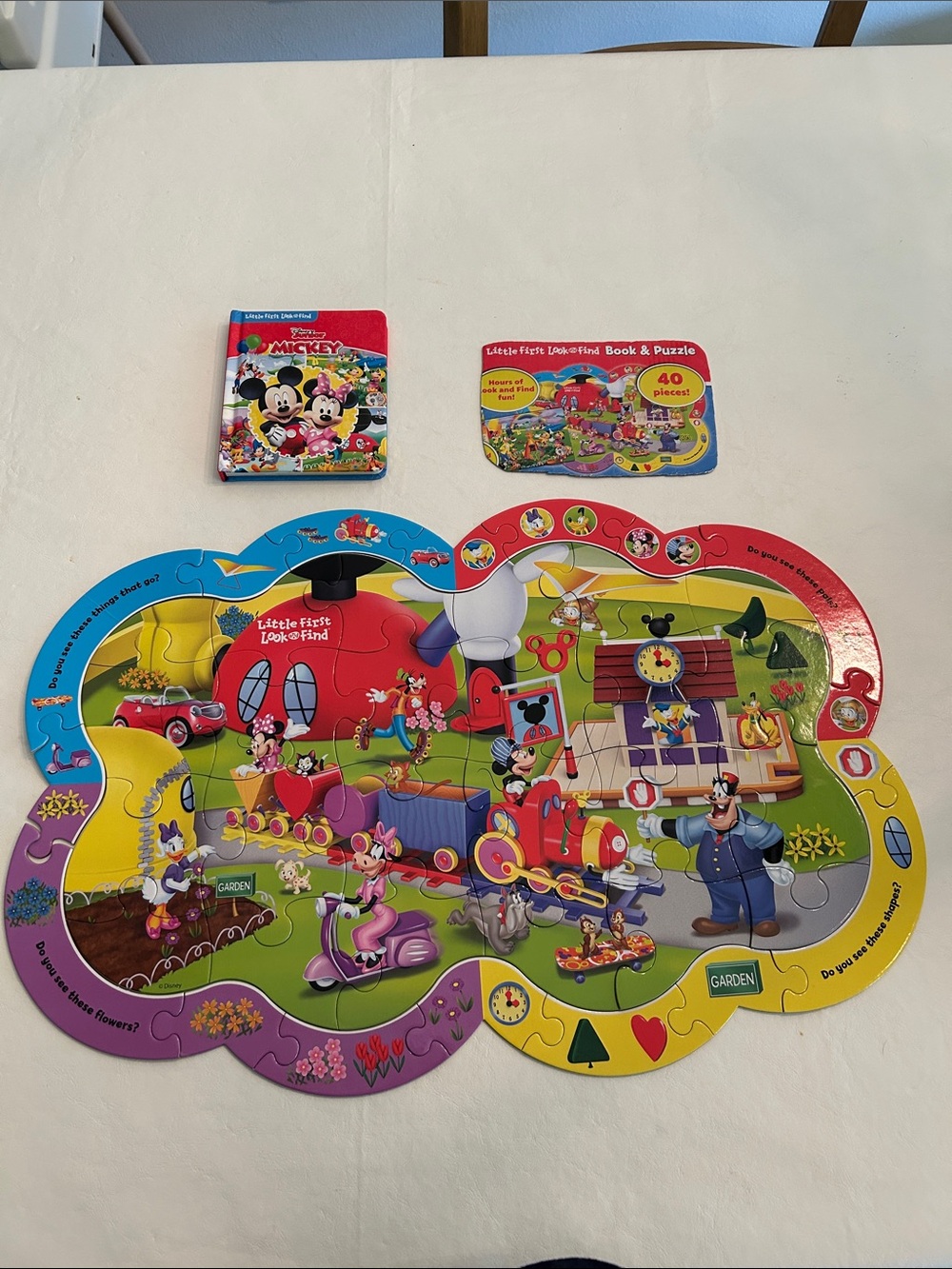 Disney Mickey Mouse Look & Find Puzzle
